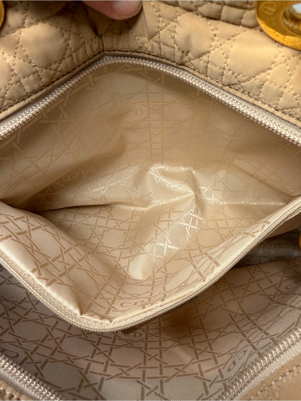 Lady Dior Medium Cannage Bag with Gold-Tone Hardware with COA - Picture 13 of 16